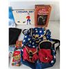 Image 2 : Wonder Woman Backpack- Requires Repair, Canajan, Eh? Book, Kids' Card Games- Uno, Matching, Crazy Ei