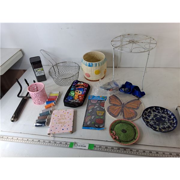 Inside Out 2 Pencil Case, Plant Stand 10", Fryer Basket, Misc. Cannot Ship