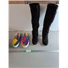 Image 1 : Knee High Boots-8, Unbranded & Vans- Women's 8.5/ Men's 7