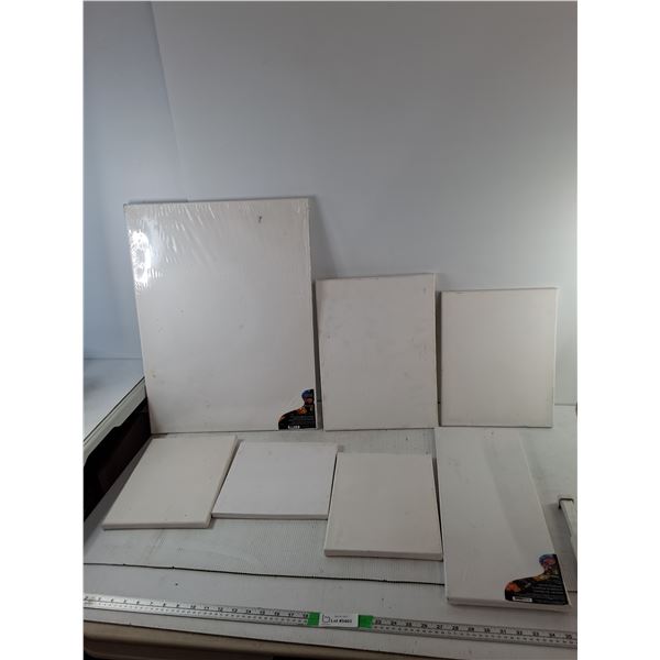 (7) Canvas Boards Up to 18" x 24"- Cannot Ship