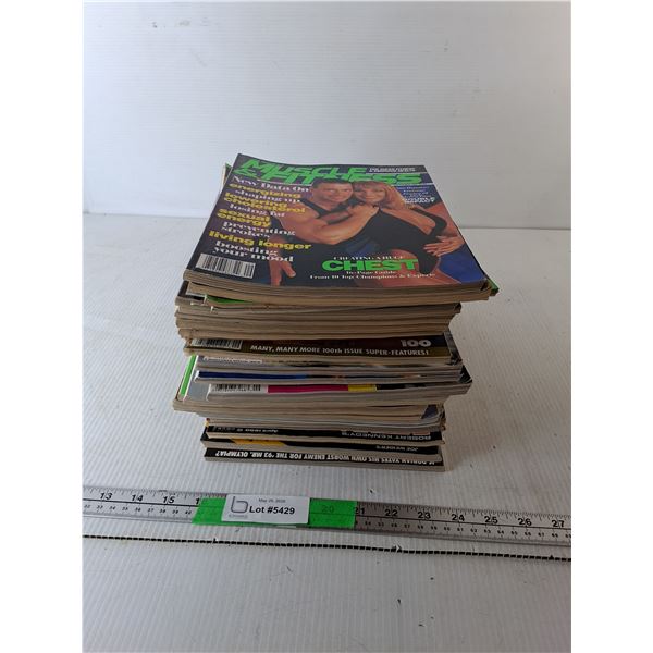 Bodybuilding Magazines- Musclemag, Muscle & Fitness, ironman. Cannot Ship