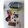 Image 3 : Roll-a-Golf Game, Screw Magnet, Miller Ice Bucket 12" x 8" x 6.5", Misc.