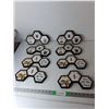 Image 1 : (8) MDF Bee Themed Wood Decor Signs 10" x 5.5"