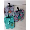 Image 2 : (5) Pairs of Mostly Children's Flip Flops, Up to Size 5/6, New