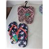 Image 3 : (5) Pairs of Mostly Children's Flip Flops, Up to Size 5/6, New