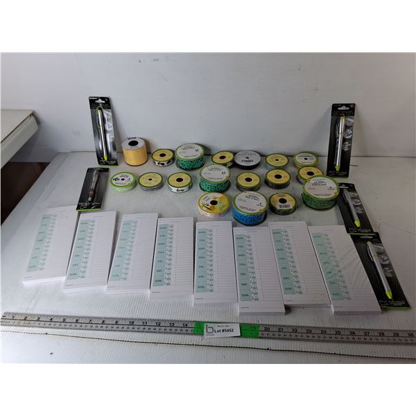 Stylus Pens, Gift/Felt Ribbon, Timesheet Pads