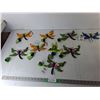 Image 1 : (8) Dragonfly Style WInd Chimes- Hummingbird Req. Repair