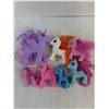 Image 3 : (7) "My Little Pony" Dolls, Plastic Tote