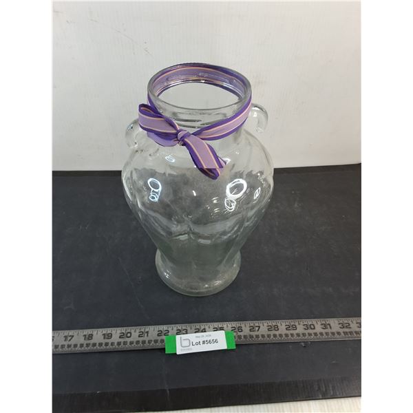 12" Glass Vase