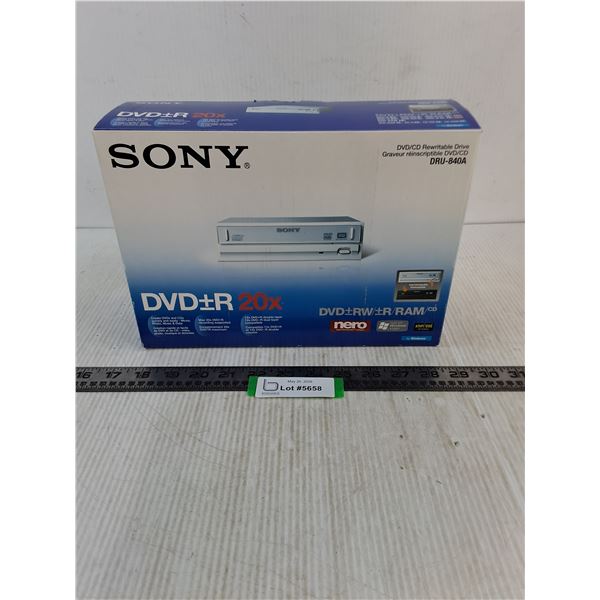 Sony DVD/CD Rewritable Drive - Appears Unused