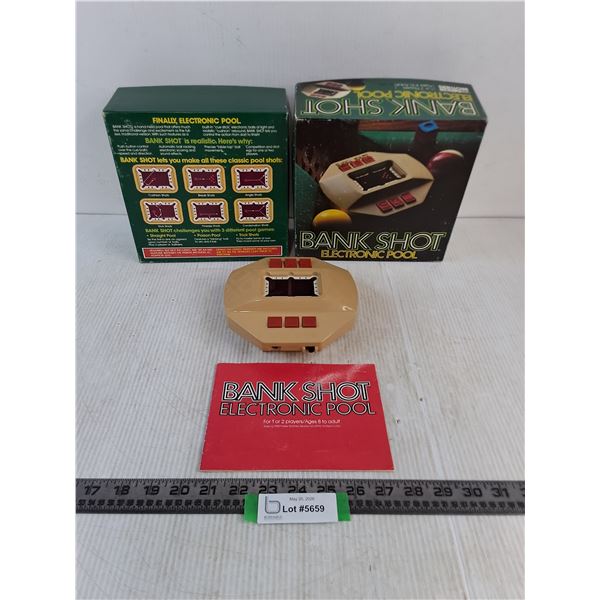 Bank Shot Electronic Pool Game - Needs Batteries