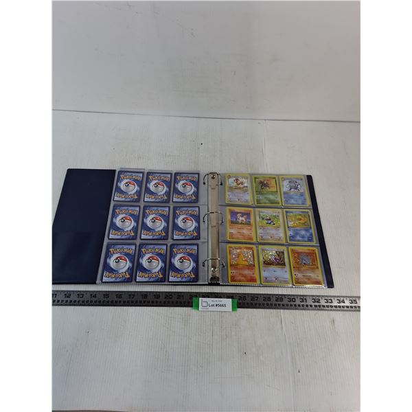 (80) Pokemon Collector Cards in Binder - Cannot Authenticate