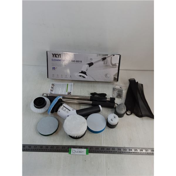 YKYI Cordless Cleaning Brush w/Accessories