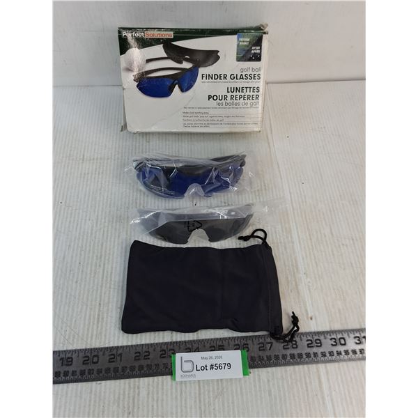 Perfect Solutions "Golf Ball Finder Glasses w/Tote - Appears Unused