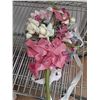 Image 5 : * Wedding Dress - Approx 6 to 8 Size w/Hat & Bouquet