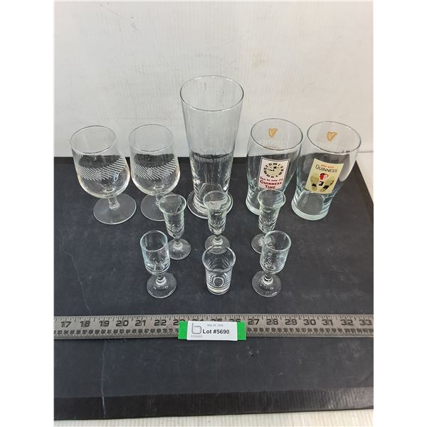 (11) Assorted Liquor Style Dranking Glasses