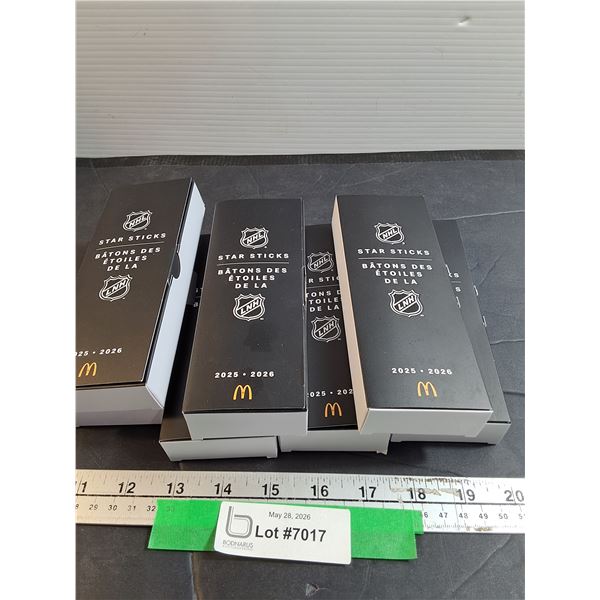 (7) McDonalds NHL Star Sticks