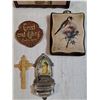 Image 2 : (5) Christian Religious Wall Decor