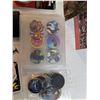 Image 3 : Misc Harley-Davidson Patches, CAT Patches, Keychains, Jewelry Pieces, Pogs,
