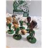 Image 4 : Saskatchewan Roughriders Metal Sign, Corby's Distilleries Ltd Bobble-head Players