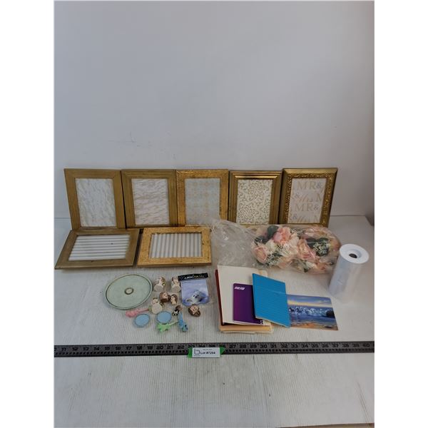 Photo Frames, Flower Decor, Assorted Paper, Ornaments, Misc.