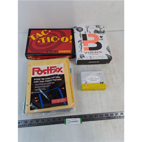 Balderdash & Tic-Tac-O Games, Insert Pages, Perspective Kit