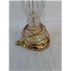Image 2 : Glass Base Table Lamp - 27" High - Working
