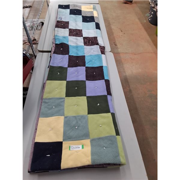 Zermatt 7' x 7' Patchwork Blanket - Some Stains