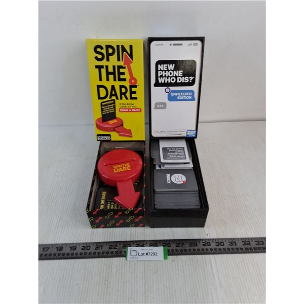 (2) Party Games (Spin the Dare, New Phone Who Dis?)