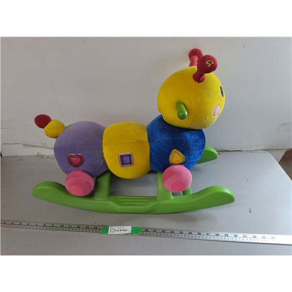 Rocking Caterpillar Toy 24" Long x 18" Tall- Cannot Ship
