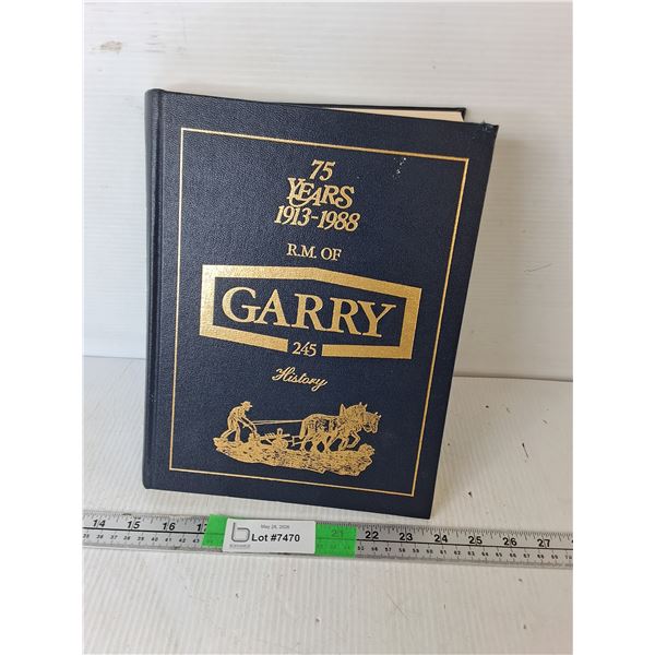 R.M of Garry History Book