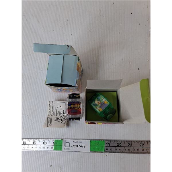 (2) Simpsons Watches- As Is