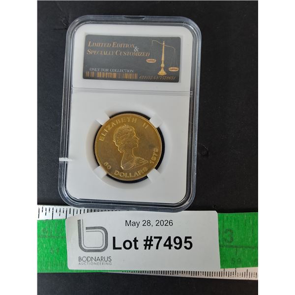 ^Canadian Fifty Dollar Coin-1979, Cannot Authenticate