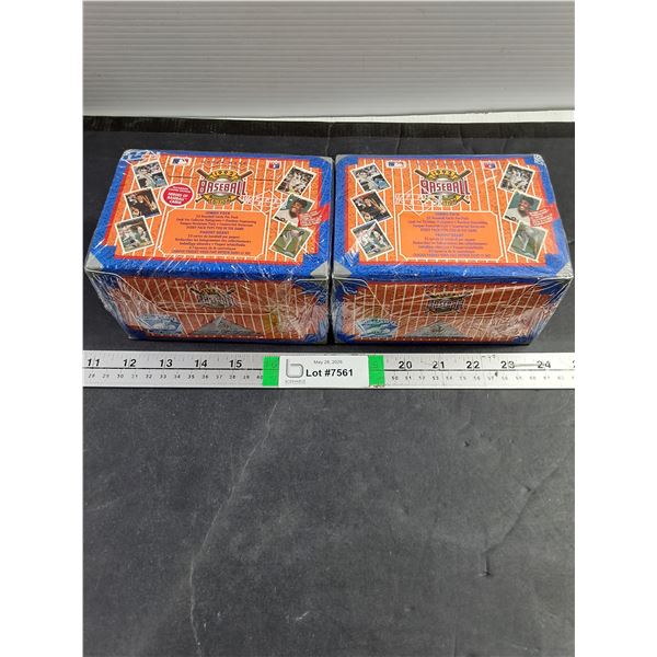 (2) Boxes of Upper Deck 1992 Packages of Baseball Cards (sealed)