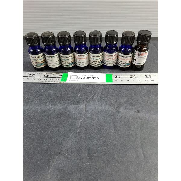 (8) Bottles of Assorted Essential Oils as pictured