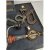 Image 2 : Assorted Vintage Hand Tools w/Wooden Flat