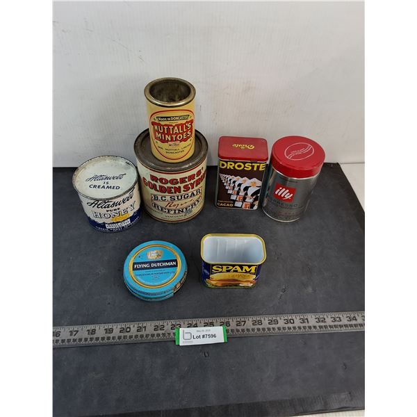 Assorted Product Tins - Some Vintage