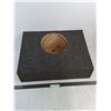 Image 1 : MDF Vehicle Speaker Box - 9" Diameter Opening  - 22x16x9"