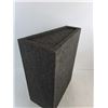 Image 3 : MDF Vehicle Speaker Box - 9" Diameter Opening  - 22x16x9"