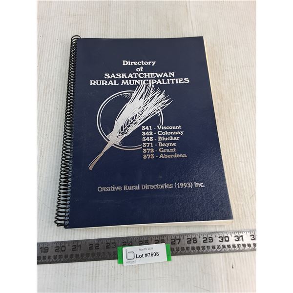1993 Directory of Saskatchewan Rural Municipalities