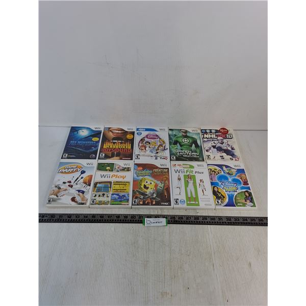 (10) Wii Video Games