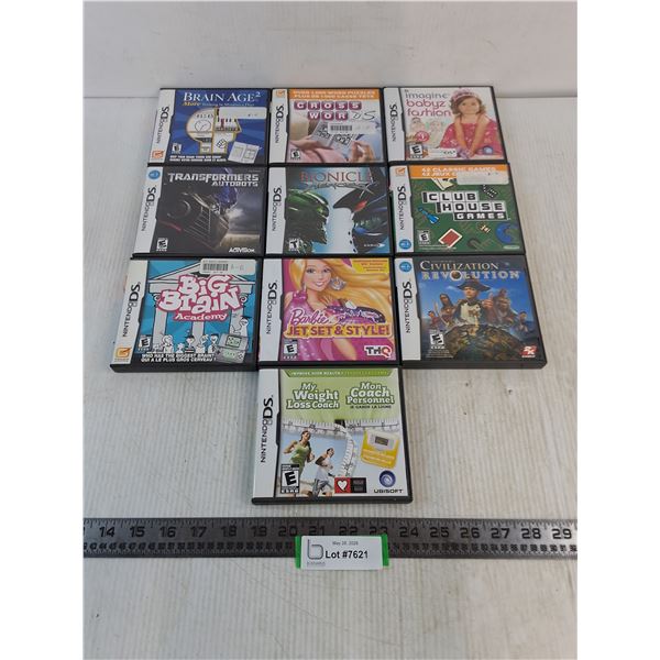 (10) Nintendo DS Empty Boxes