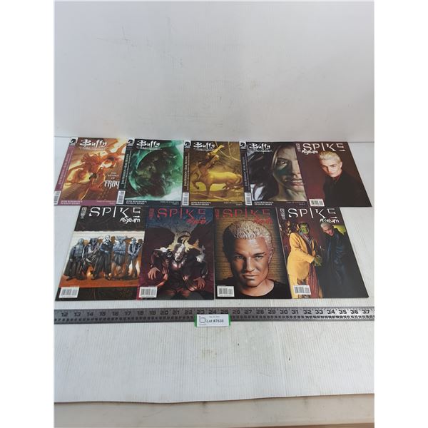 (9) Buffy the Vampire Slayer & Spike Asylum Comic Books