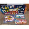 Image 1 : *Assorted Sale Signs - PICKUP ONLY