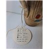 Image 4 : Assorted Indigenous Themed Keychains, Ceramic Pitcher w/ Indigenous Symbols, & Animal Stautes
