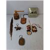Image 5 : Various Animal Figures, Assorted Keychains. Salt/Pepper Shaker & Jasper Coasters
