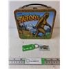 Image 1 : Metal Bigfoot Lunch Box, New w/ Tags - 8" x 7" x 4"