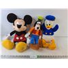 Image 1 : (3) Mickey Mouse Themed Stuffies