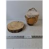 Image 1 : Small Indigenous Drum & Decorative Wooden Piece