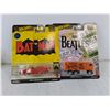 Image 3 : (4) Hot Wheel Pop Culture Collectible Vehicles- Batman, The Beatles , NIB
